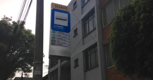 PARADERO SITP BARRIO LA SOLEDAD  141A00 PARADERO SITP BARRIO LA SOLEDAD  141A00